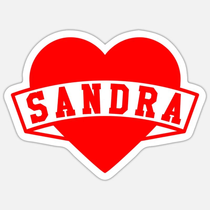 Sandra Sticker taille S (10 x 10 cm)