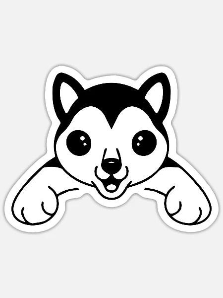 - Sticker Größe S (10 x 10 cm) - Mattweiß