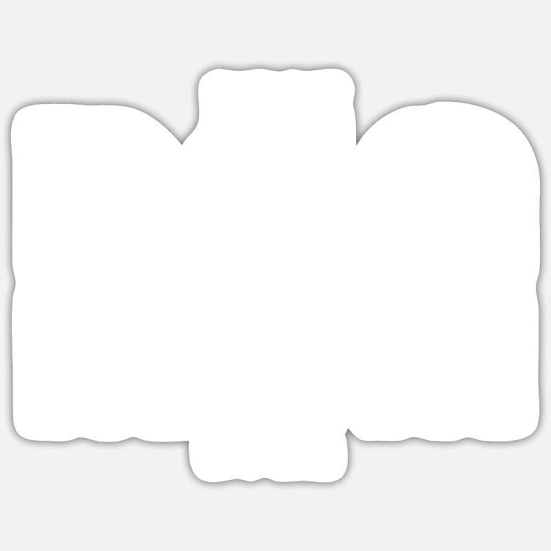 Daddy Dog - Sticker size S (10 x 10 cm) - white matte