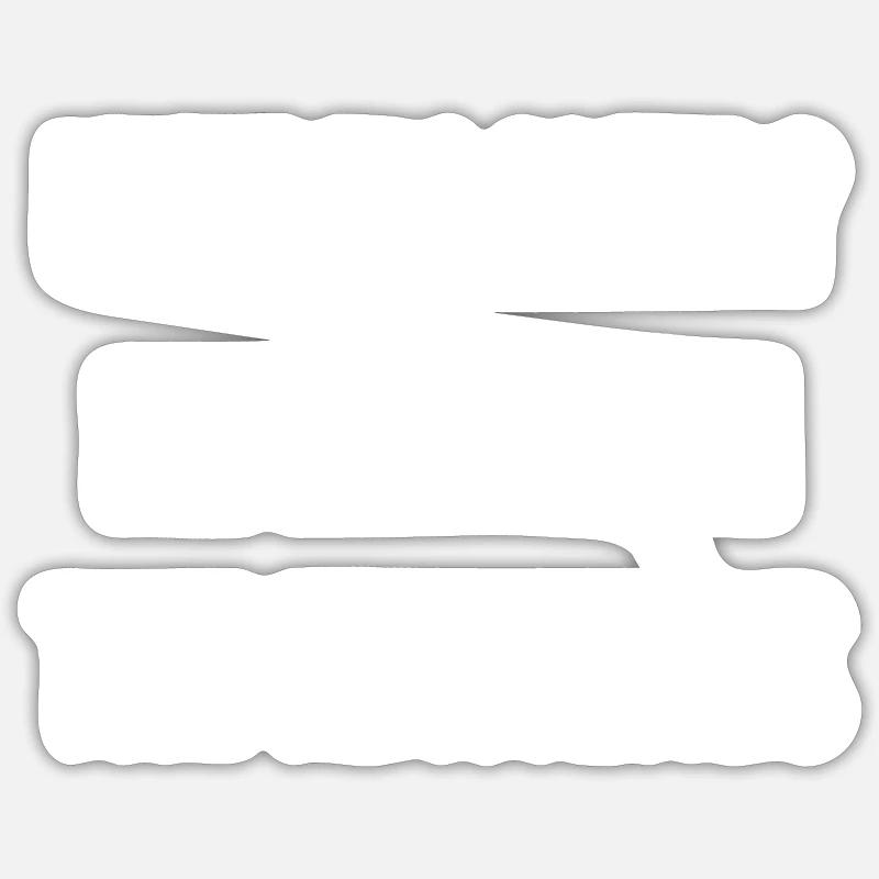 chômeur Sticker taille S (10 x 10 cm)