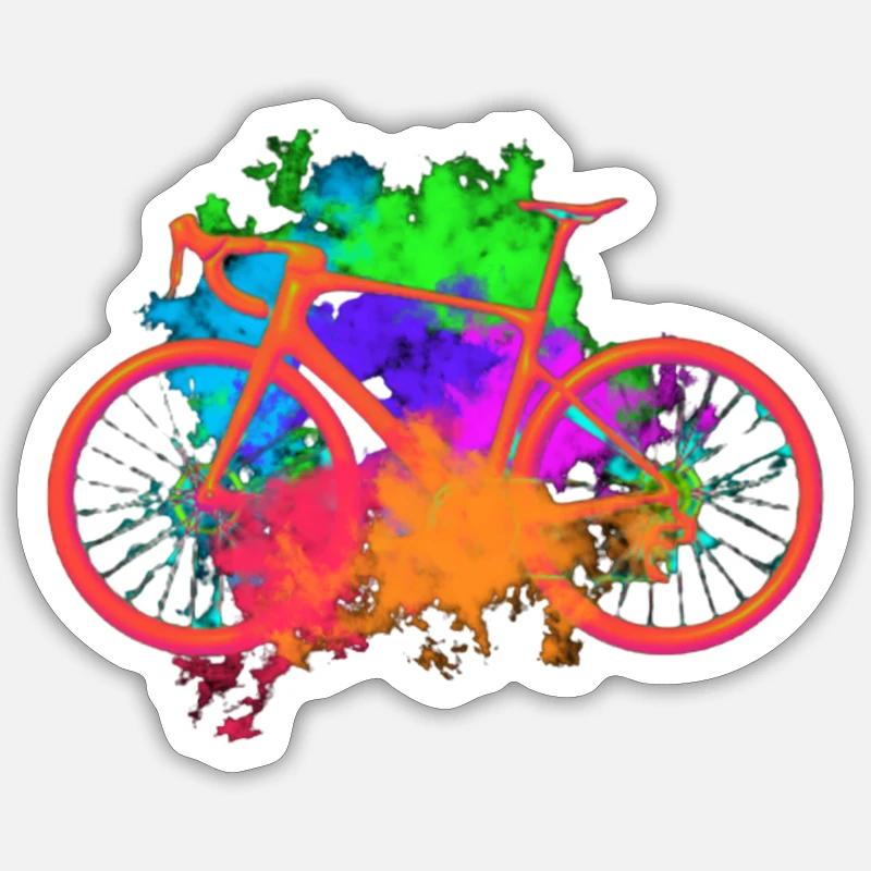 Multicolor Sticker size S (10 x 10 cm)