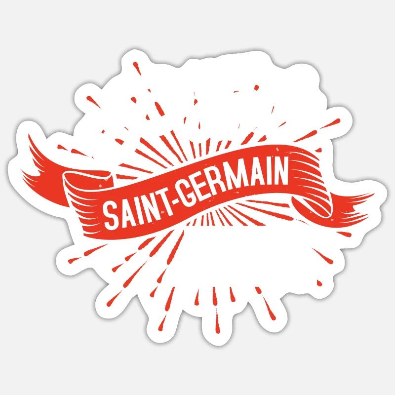 J’AIME BEAUCOUP - Sticker taille S (10 x 10 cm) - blanc mat