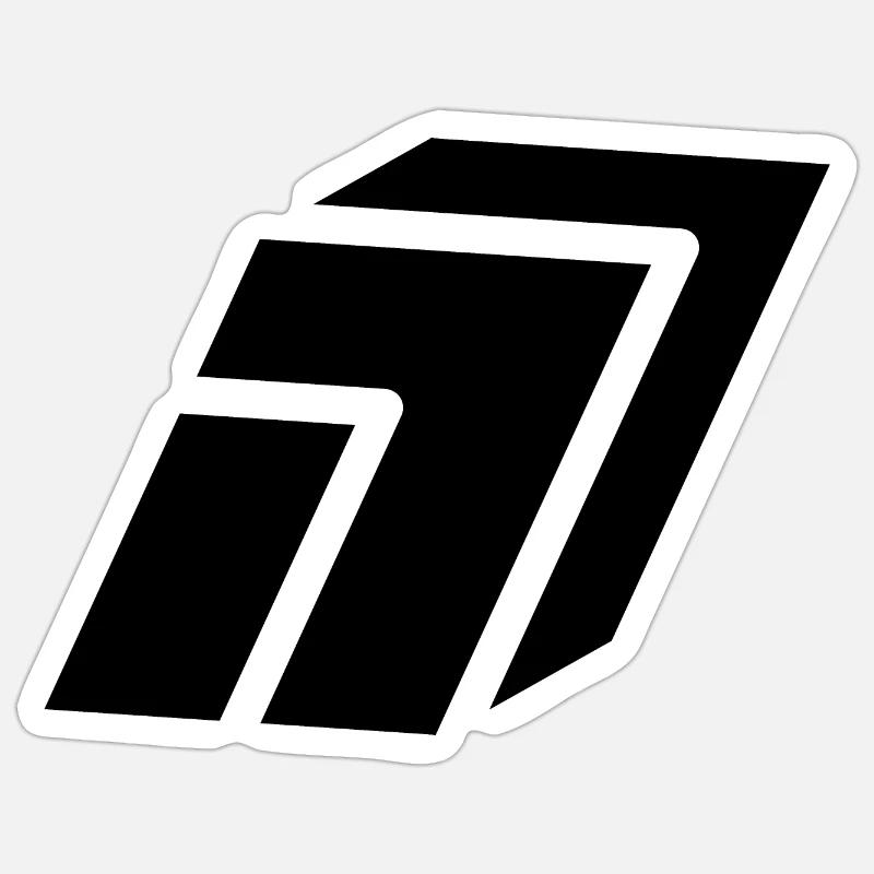 Résumé numéro 7 - Sticker taille S (10 x 10 cm) - blanc mat
