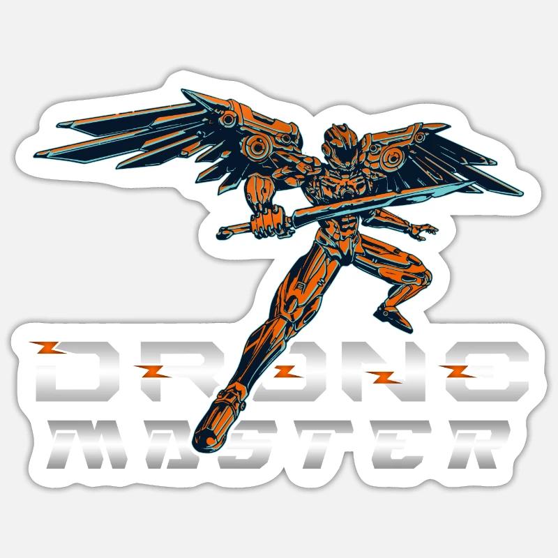 Drone Drones Drone Flight Drone Pilot Sticker taille S (10 x 10 cm)