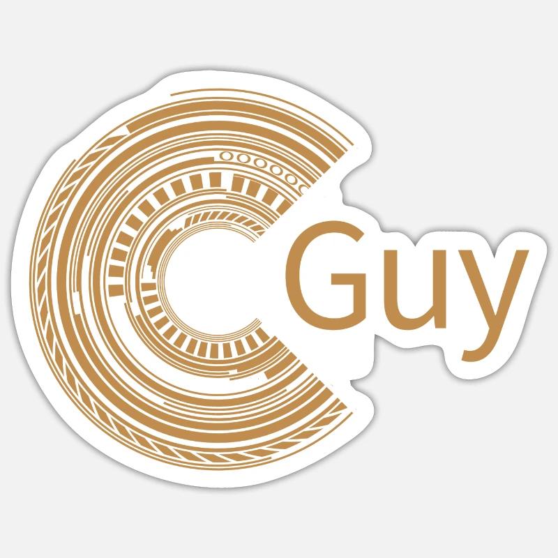 Für Guy Sticker Größe S (10 x 10 cm)