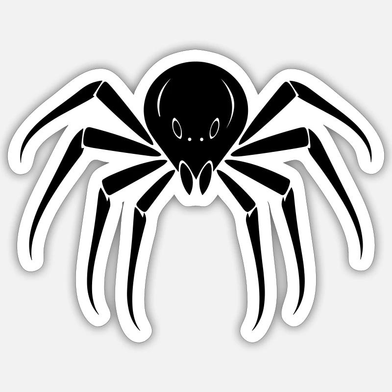 Spinne Sticker Größe S (10 x 10 cm)