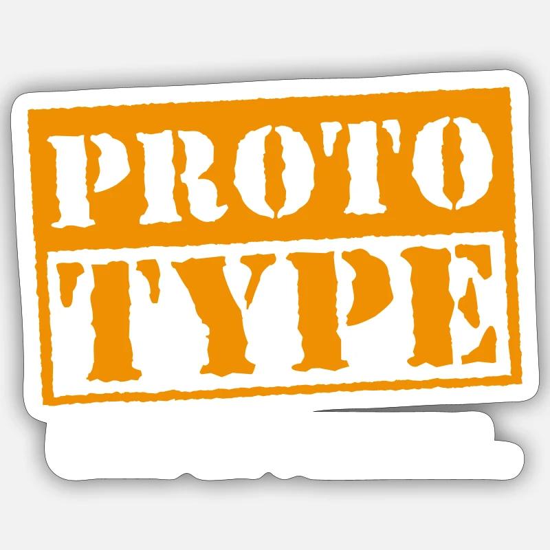 Prototype - Work in process Sticker Größe S (10 x 10 cm)