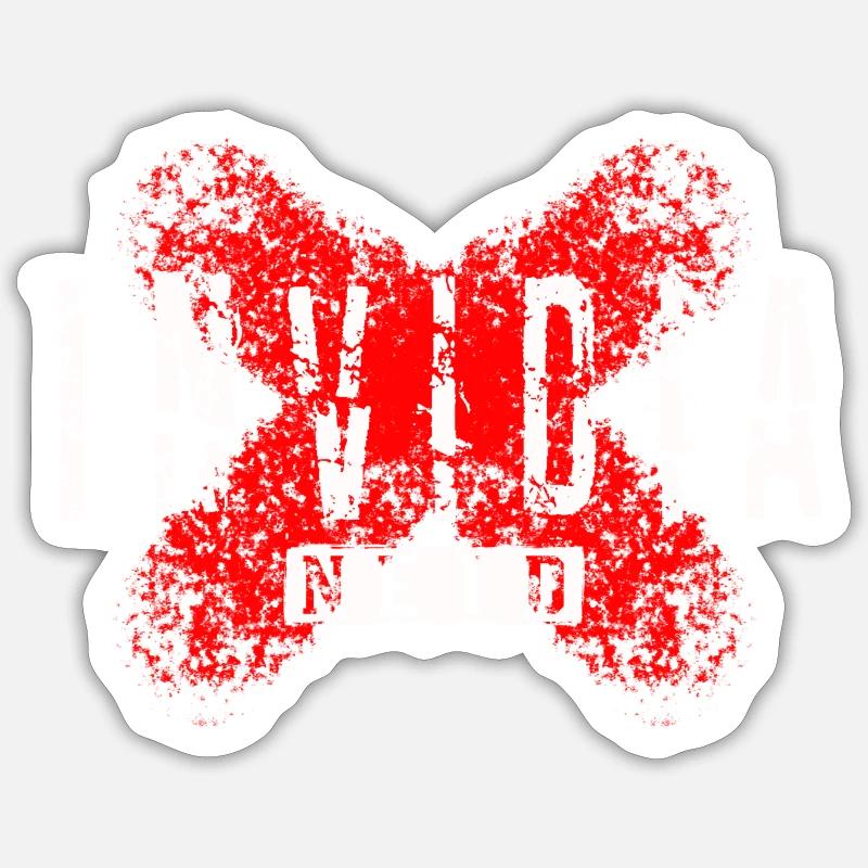 Sticker Größe S (10 x 10 cm) - 