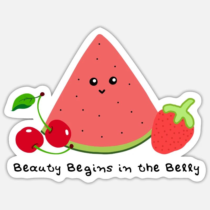 Fruity Sticker size S (10 x 10 cm)