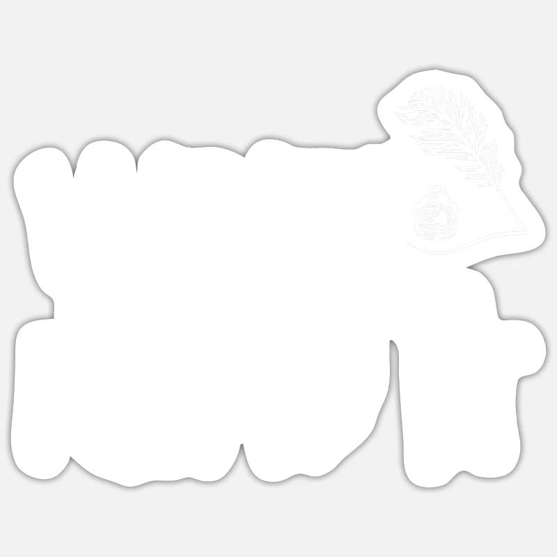 Write Like No One's going to Read It 2 Sticker size S (10 x 10 cm)