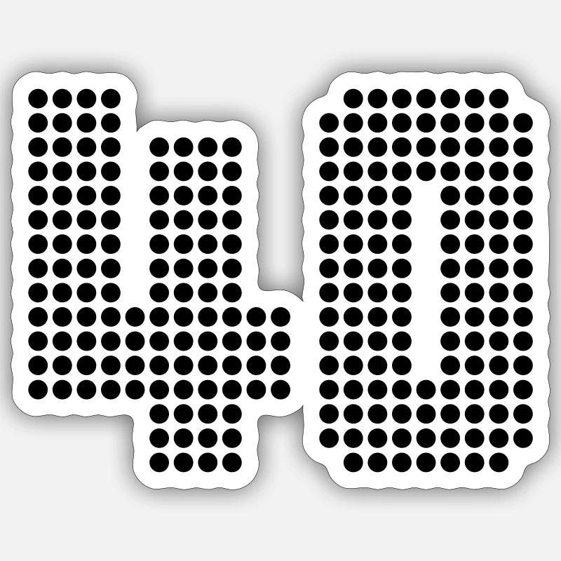 Sticker taille S (10 x 10 cm) - 