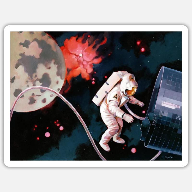 Espace Sticker taille S (10 x 10 cm)