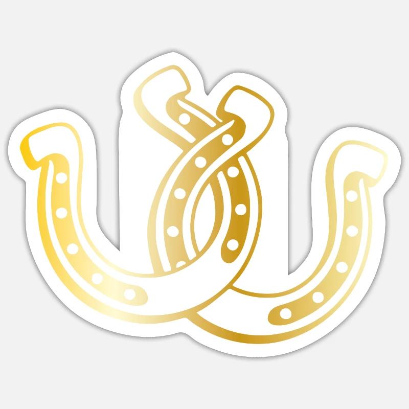 Pferde - Sticker Größe S (10 x 10 cm) - Mattweiß