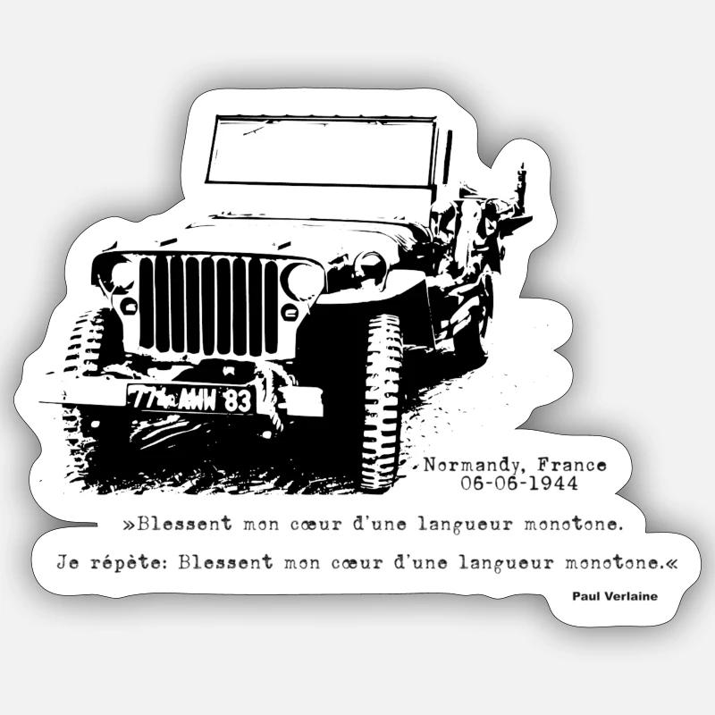 Willy est noir - Sticker taille S (10 x 10 cm) - blanc mat