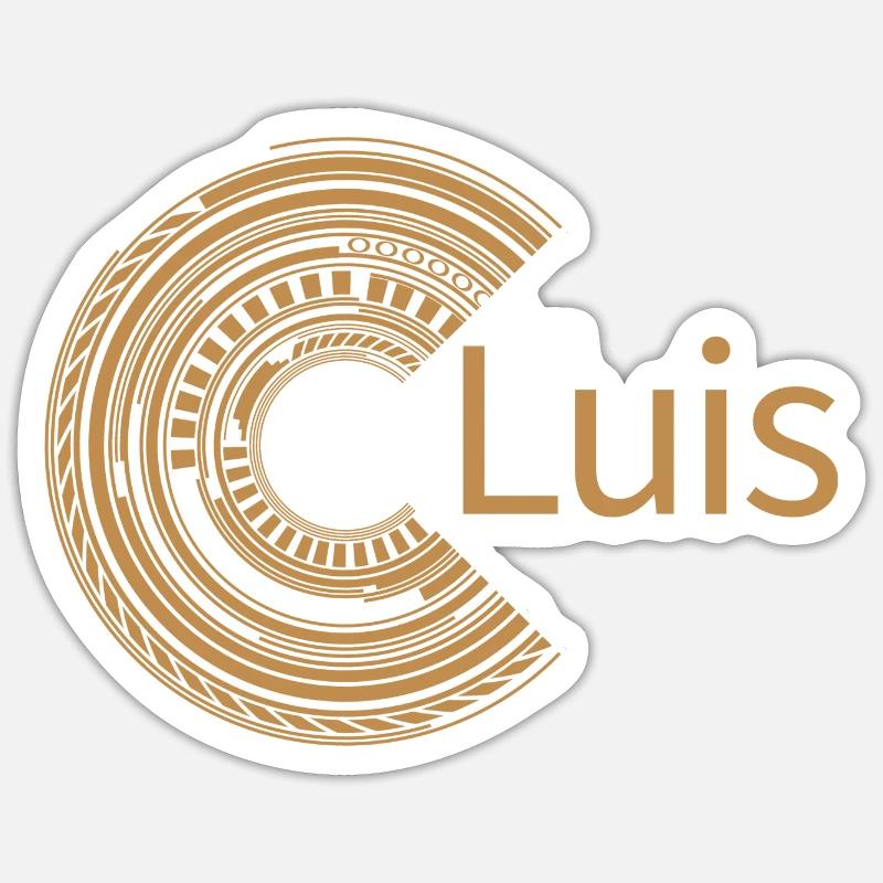 Pour Luis Sticker taille S (10 x 10 cm)