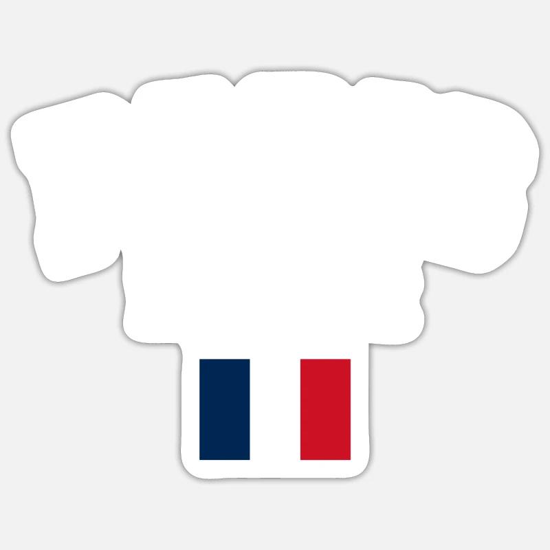 Paris - Sticker taille S (10 x 10 cm) - blanc mat