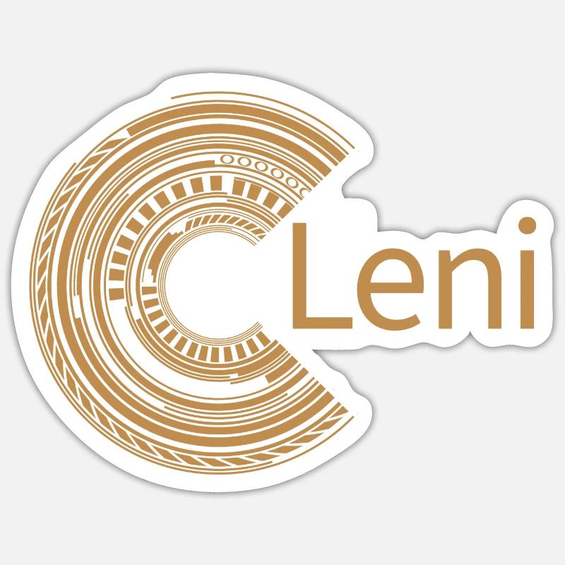 Pour Leni - Sticker taille S (10 x 10 cm) - blanc mat