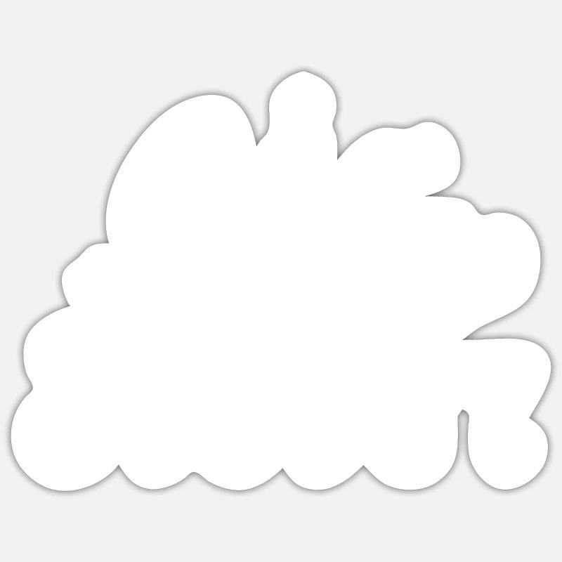 große Schwester - Sticker Größe S (10 x 10 cm) - Mattweiß