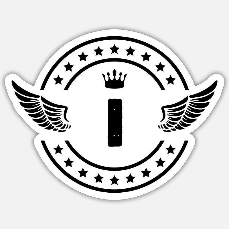Armoiries I - Sticker taille S (10 x 10 cm) - blanc mat
