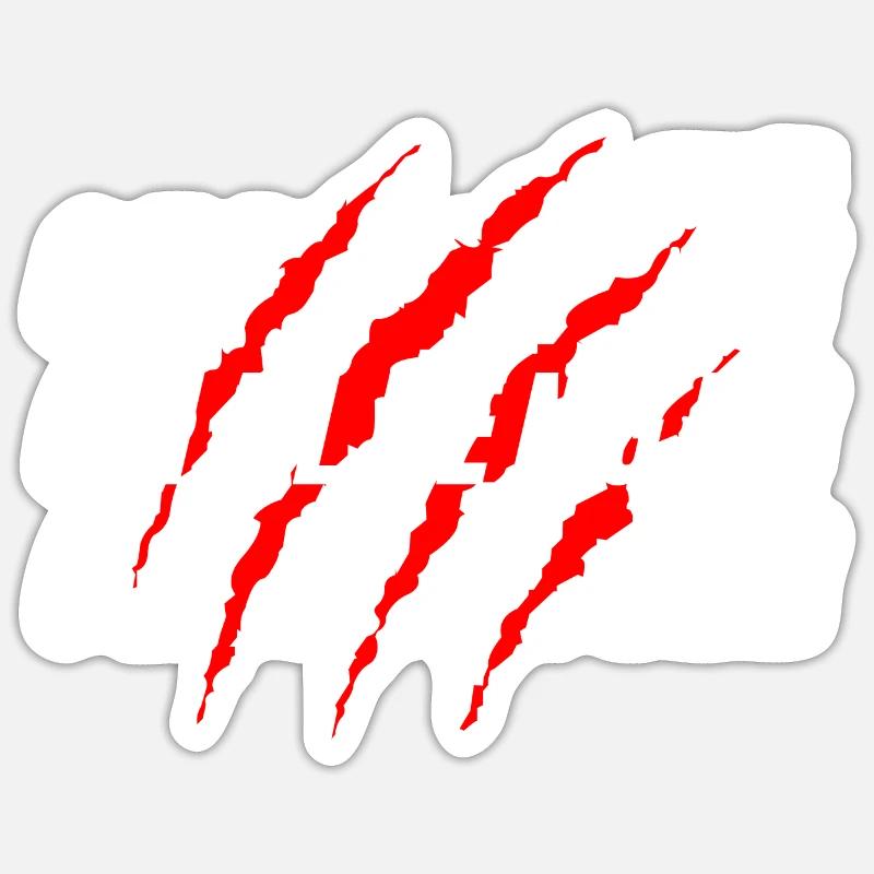 CHALLENGER Black - Sticker taille S (10 x 10 cm) - blanc mat