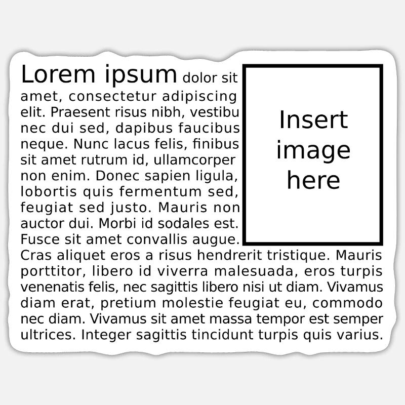 Sticker Größe S (10 x 10 cm) - 