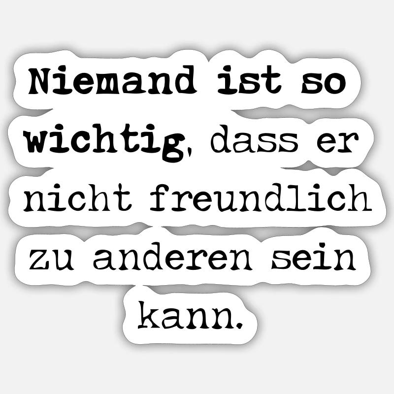 freundlich Sticker Größe S (10 x 10 cm)