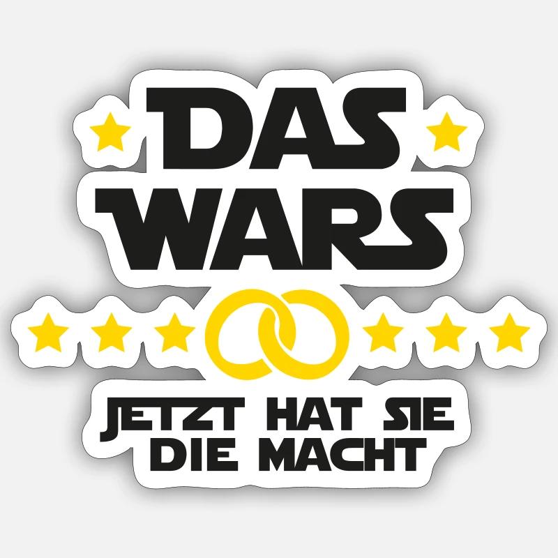 Das wars 2 Sticker Größe S (10 x 10 cm)