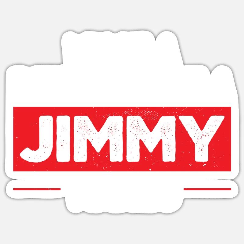 What A Difference A Jimmy Makes Sticker size S (10 x 10 cm)