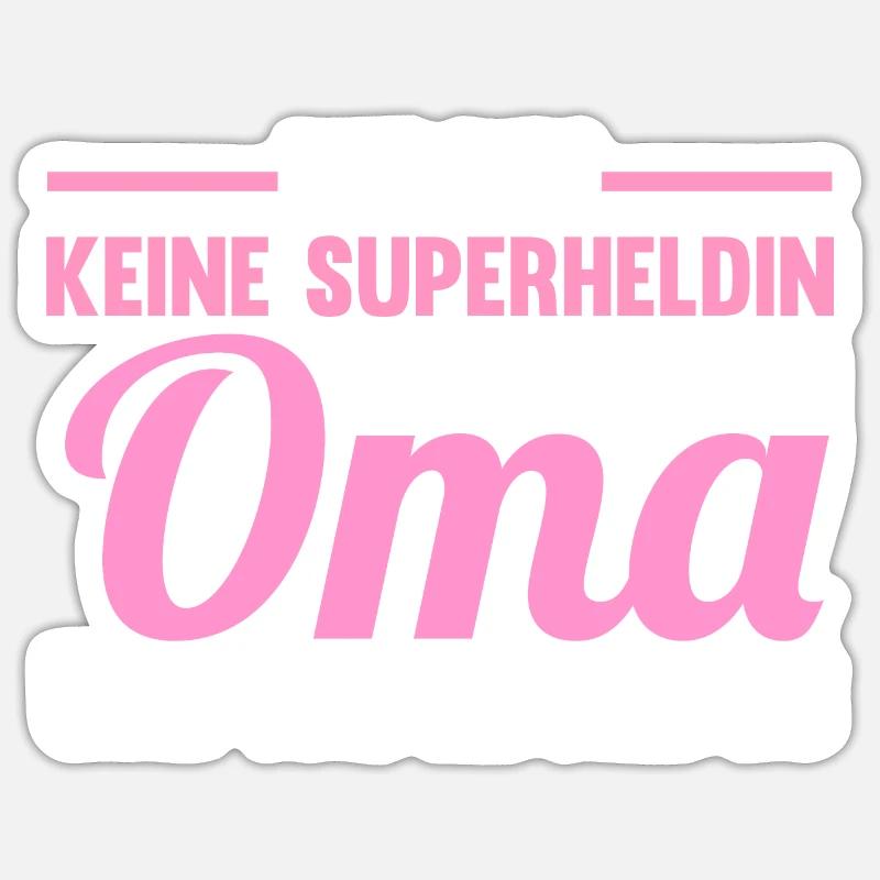 Großmutter Oma Sticker Größe S (10 x 10 cm)