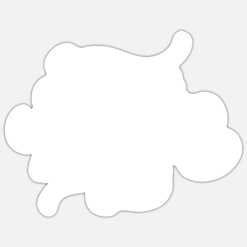 Super retraité - Sticker taille S (10 x 10 cm) - blanc mat