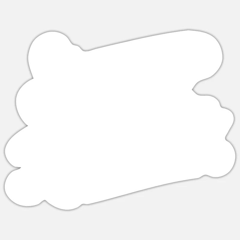 Super routier - Sticker taille S (10 x 10 cm) - blanc mat