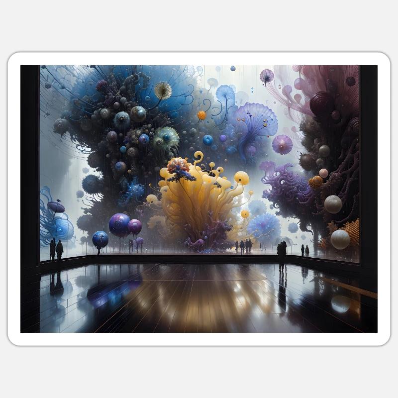 Voyage en Actarus #7 - Sticker taille S (10 x 10 cm) - blanc mat