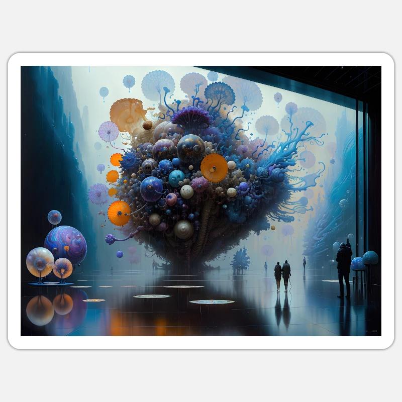 Voyage en Actarus #16 - Sticker taille S (10 x 10 cm) - blanc mat
