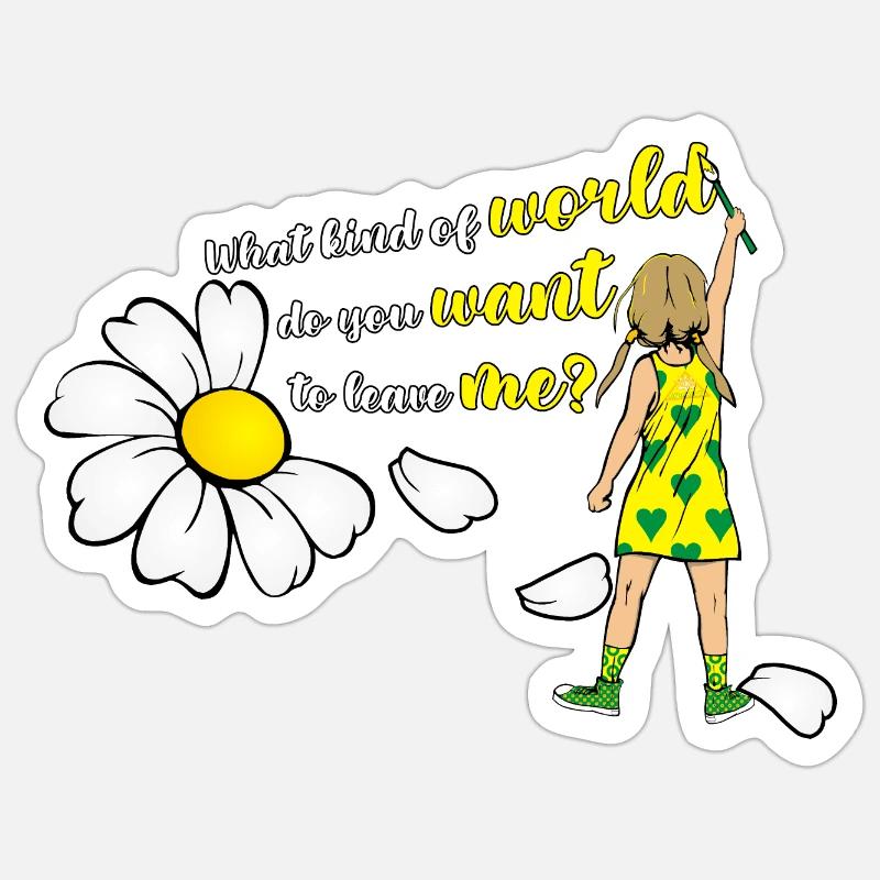 Climate Change Sticker size S (10 x 10 cm)