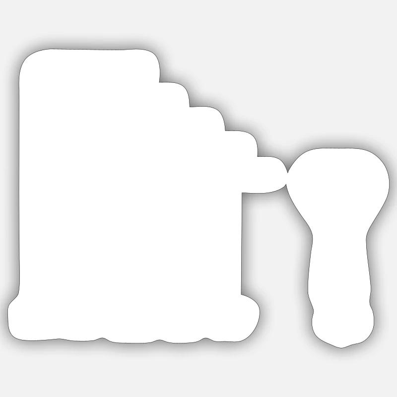 Handwerker Set Sticker Größe S (10 x 10 cm)