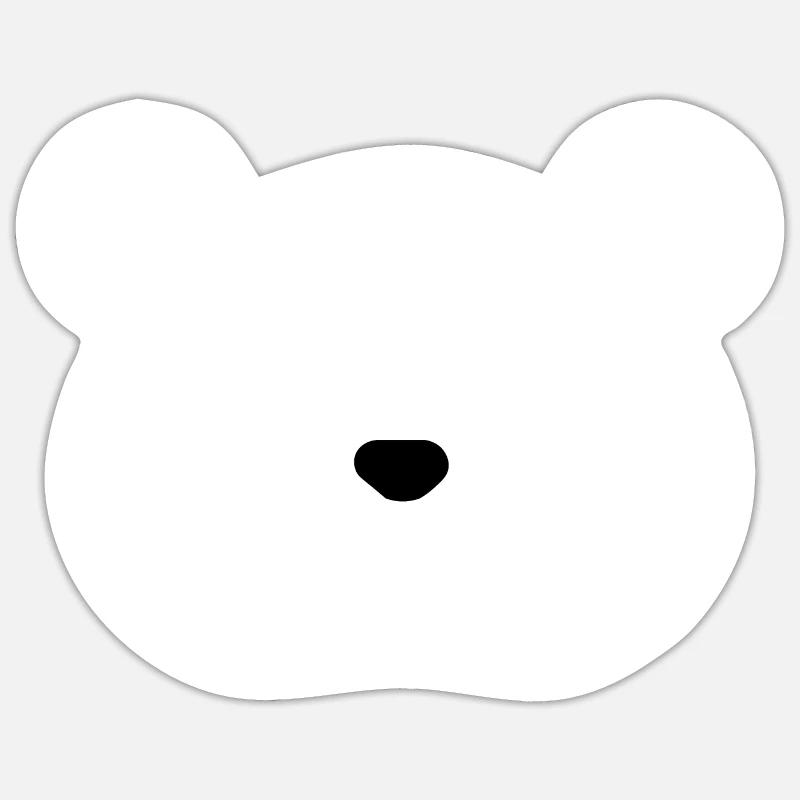 Polar Bear - Sticker size S (10 x 10 cm) - white matte
