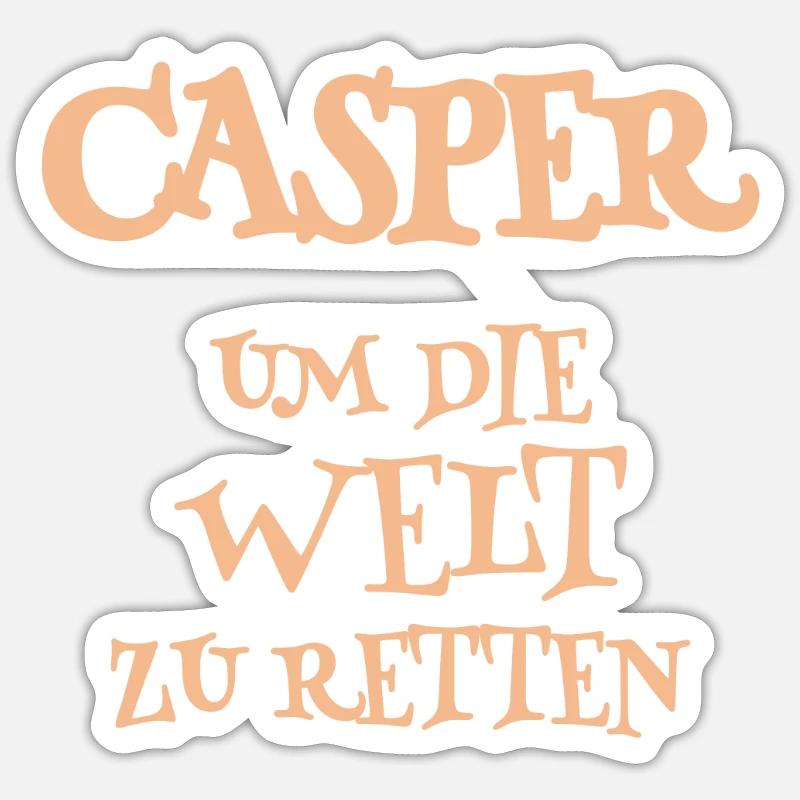 Helfer Casper Sticker Größe S (10 x 10 cm)