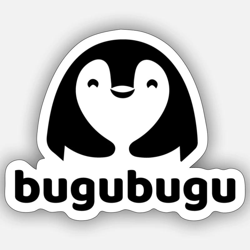 bugubugu Sticker Größe S (10 x 10 cm)