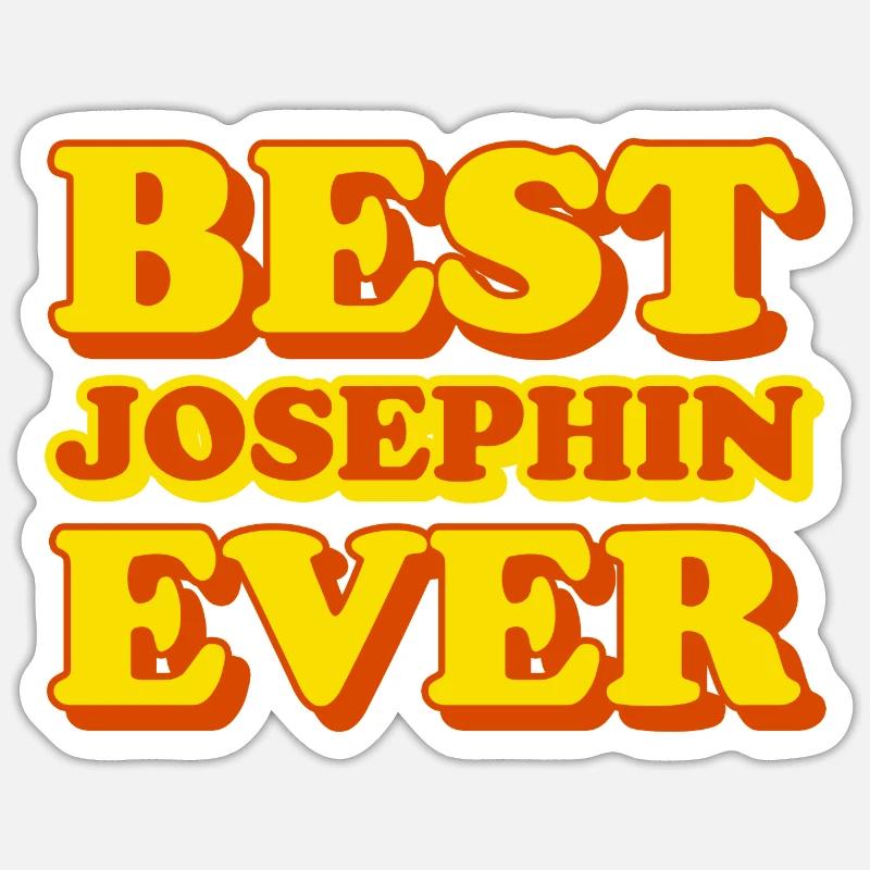 Josephin First Name Funny Gift Sticker size S (10 x 10 cm)