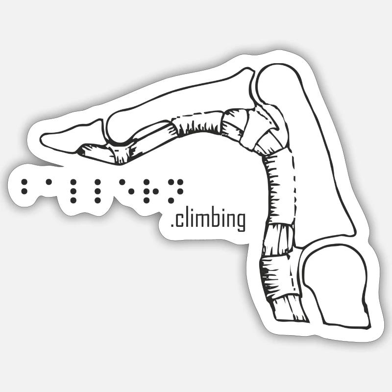 Crimp1 braille Sticker Größe S (10 x 10 cm)