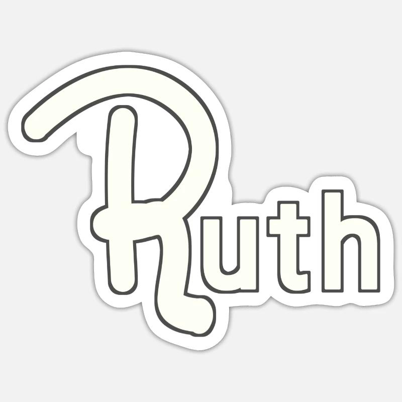 Ruth Sticker Größe S (10 x 10 cm)