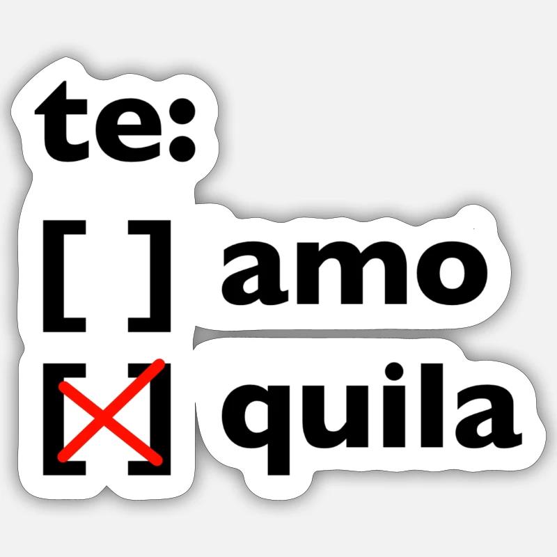 Tequila Sticker Größe S (10 x 10 cm)