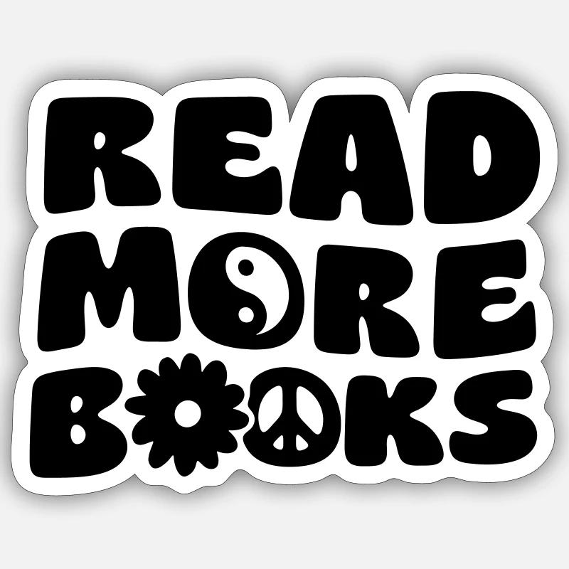 Read More Books - Sticker - Mattweiß