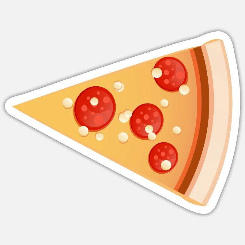 Pizza kid Pizza slice Sticker Größe S (10 x 10 cm)
