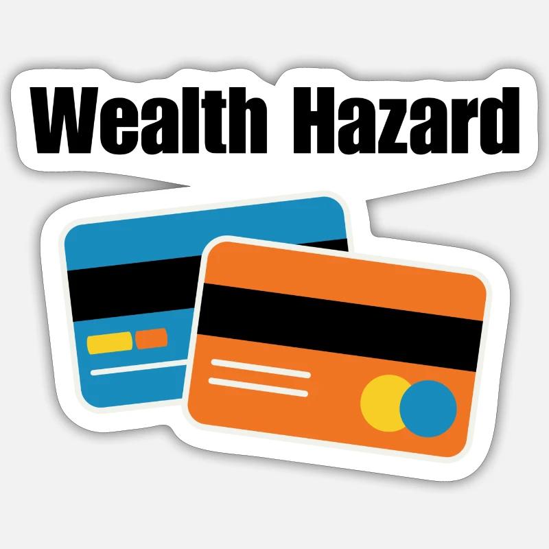 Wealth - Sticker size S (10 x 10 cm) - white matte
