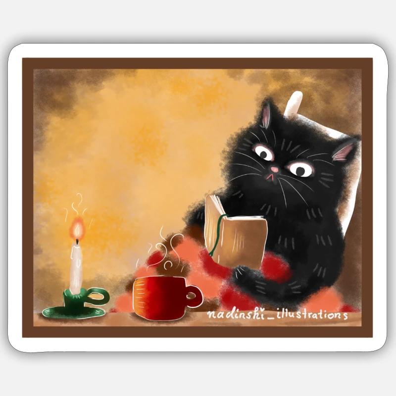 rainy day - Sticker Größe S (10 x 10 cm) - Mattweiß