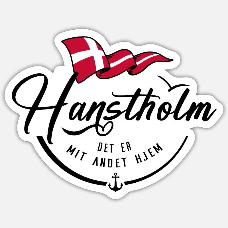 HANSTHOLM - My second home - b Sticker size S (10 x 10 cm)