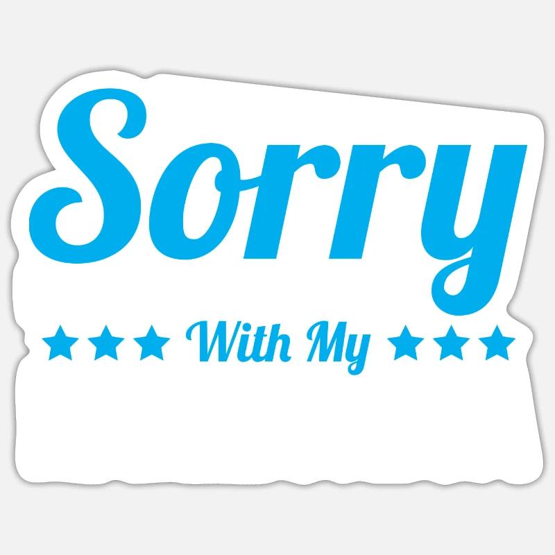 Playing Harmonica Gift - Sticker size S (10 x 10 cm) - white matte