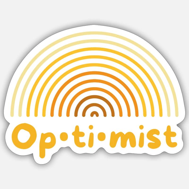 Optimist Sticker Größe S (10 x 10 cm)
