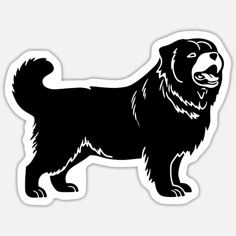 Chow Chow Dog - Sticker size S (10 x 10 cm) - white matte